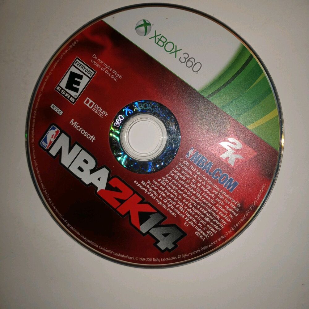 NBA 2K14 Microsoft Xbox 360 Disc Only No Original Case